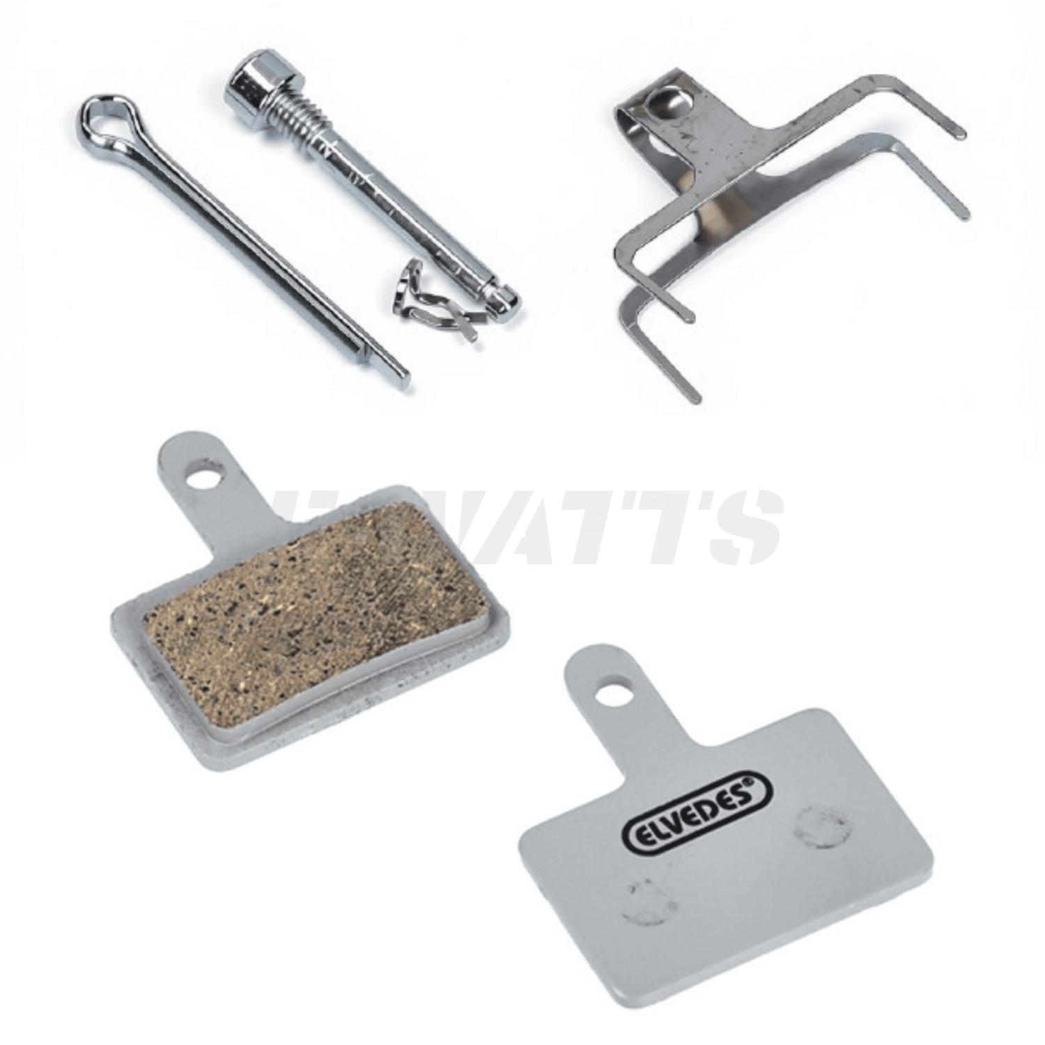 Plaquettes de freins résine 30mm Elvedes