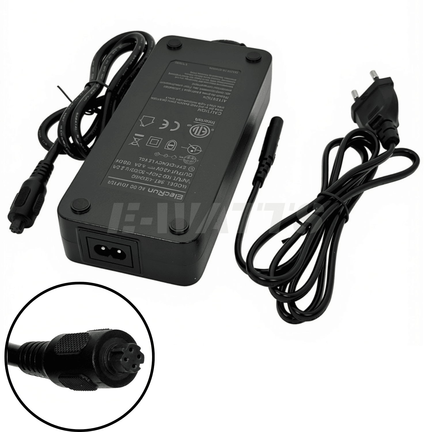 Chargeur 36V / 42V 4A Yamaha 4 pins