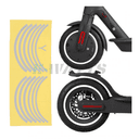 Stickers réfléchissants roues blanc Xiaomi m365, Pro, Pro 2