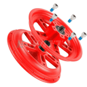 Jante arrière deux parties Xiaomi m365, Pro, 2, 3, 1S, Essential rouge